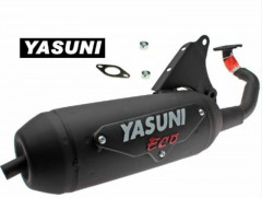 Echappement complet Eco Acier noir YASUNI | Scooter