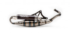 Echappement complet série R silencieux alu noir YASUNI | Scooter PIAGGIO, APRILIA, DERBI, GILERA