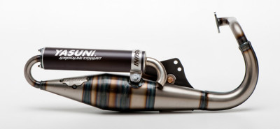 Echappement complet series Z Aluminium noir YASUNI | Scooter PEUGEOT