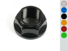 Ecrou d'axe de roue arrière marque LIGHTECH ergal argent Yamaha Yzf-R1