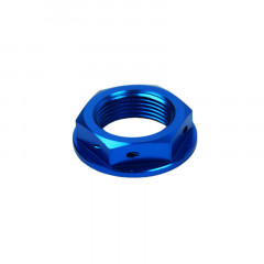 Ecrou colonne de direction bleu Scar | Motocross, Mécaboite, Trial HONDA, KAWASAKI, SUZUKI, YAMAHA