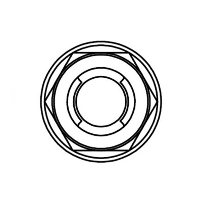 Ecrou M6 Fuji hexagonal Bolt par 10