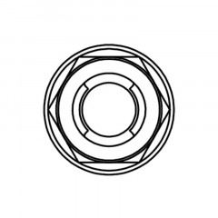 Ecrou M6 Fuji hexagonal Bolt par 10