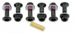 Vis et écrous de couronne M.8 x 30mm noir par 6 BOLT | Motocross, Moto, Mécaboite, Quad