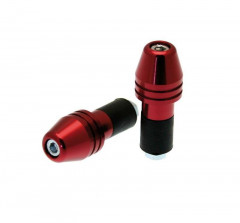 Embouts de guidon Rocket 18mm rouge Bihr