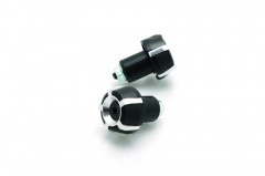 Embouts de guidon Spark Ø18mm Noir Argent Vparts