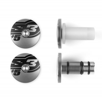 Embouts de guidons End 5 Ø14mm titane S3 | Motocross GAS GAS