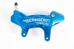 Étrier de frein axial gauche Aerotec® BERINGER, 6 pistons Ø27mm, en bleu | HONDA, YAMAHA, FANTIC