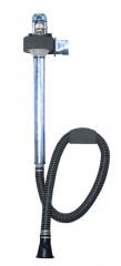 Extracteur de gaz - descente fixe Ø75mm - 220V