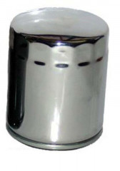 Filtre à huile Chromé HF170C marque Hiflofiltro | Compatible HARLEY DAVIDSON