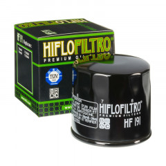 Filtre à huile HF191 de marque Hiflofiltro | Compatible PEUGEOT, TRIUMPH