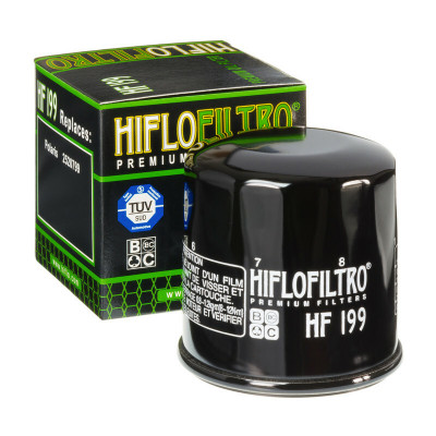 Filtre à huile HF199 de marque Hiflofiltro | Compatible INDIAN, POLARIS