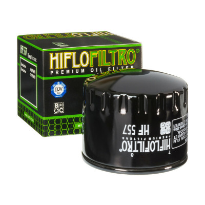 Filtre à huile HF557 marque Hiflofiltro | Compatible Quad BOMBARDIER, JOHN DEERE