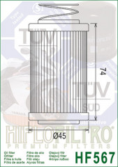 Filtre à huile HF567 de marque Hiflofiltro | Compatible Moto MV AGUSTA