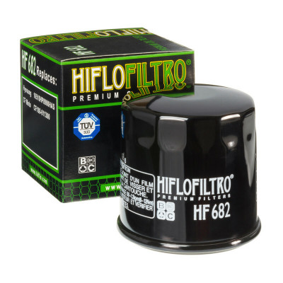 Filtre à huile HF682 marque Hiflofiltro | Compatible Quad CF, GOES, HYOSUNG