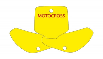 Fonds de plaque vert Blackbird | Motocross KTM