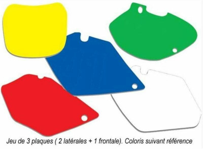 Fonds de plaque blanc Blackbird | FC 250, FC 350, FC 450, TC 125, TC 250