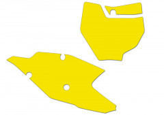 Fonds de plaque jaune Blackbird | SMR 450, SX 125, 150, 250, SX F 250, 350, 450, SX-F 250, 350