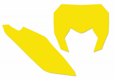 Fonds de plaque jaune Blackbird | Motocross SHERCO HRD