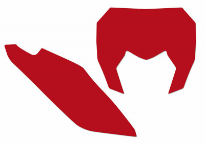 Fonds de plaque rouge Blackbird | Motocross SHERCO HRD