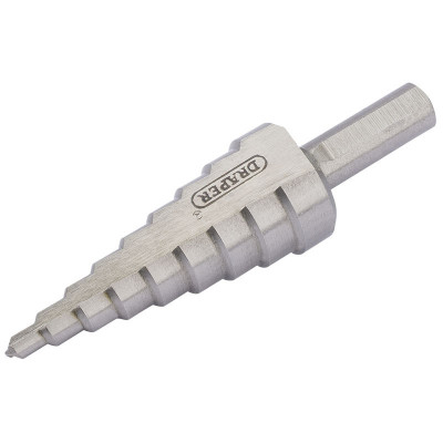 Foret à étage Draper 4mm à 20mm - 2mm par étage