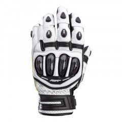Gants marque RST Tractech Evo 4 Short couleur blanc/noir cuir taille S