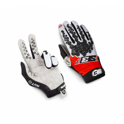 Gants marque S3 Nuts couleur rouge taille S