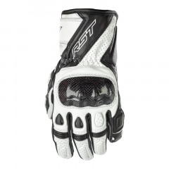 Gants RST Ladies Stunt III CE semi-sport cuir/textile mi-saison blanc taille L/08 femme