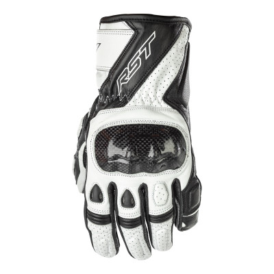 Gants RST Ladies Stunt III CE semi-sport cuir/textile mi-saison blanc taille M/07 femme