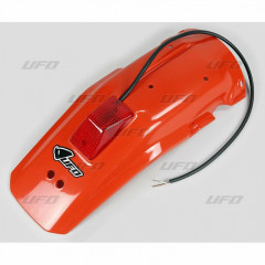 Garde boue arrière orange avec feu intégré Ufo | HONDA XR R 600