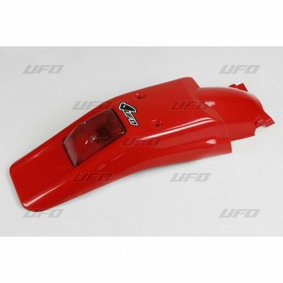 Garde boue arrière rouge avec feu intégré Ufo | HONDA XR R 250, HONDA XR R 400