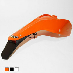 Garde boue arrière avec plaques latérales orange Ufo | Motocross KTM