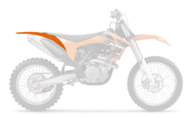Garde boue arrière orange Ufo | KTM SX 125, KTM SX 250, KTM SX F 250, KTM SX F 350, KTM SX F 450