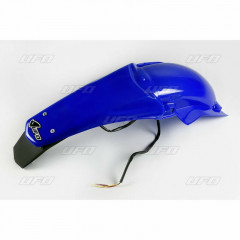 Garde boue arrière avec support de plaque et feu bleu Ufo | YAMAHA WRF 250, YAMAHA WRF 450