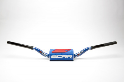 Guidon O² diam.28.6mm alu bleu mousse bleu Scar