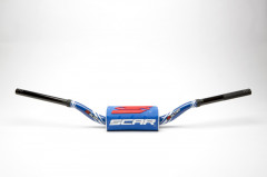 Guidon O² diam.28.6mm alu bleu mousse bleu Scar