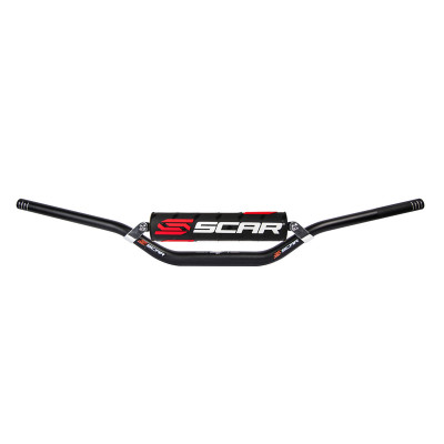 Guidon Evolution X² Short avec barre mousse noire Scar