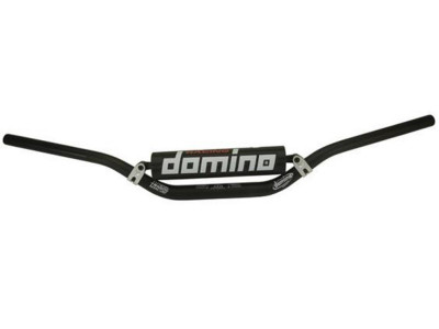 Guidon Ø28.6mm avec barre noir et mousse noire Domino