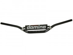 Guidon Ø28.6mm avec barre noir et mousse noire Domino