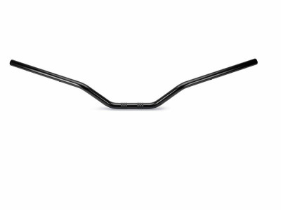 Guidon Ø28.6mm sans barre couleur noir Domino