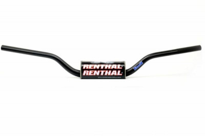 Guidon Fatbar 28,6mm alu orange sans barre avec mousse noir Renthal
