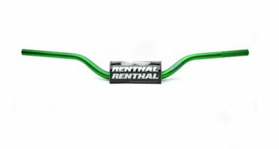 Guidon Fatbar Haut Vert avec mousse noire Renthal