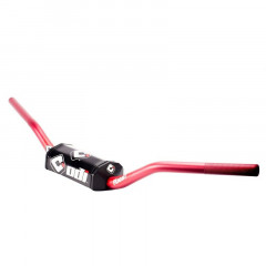 Guidon Podium Flight diamètre 25.4mm haut rouge sans barre ODI