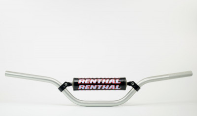 Guidon Mini MX Argent 7/8'' Renthal | Motocross HONDA, KAWASAKI, KTM, SUZUKI, YAMAHA, GAS GAS, HUSQVARNA