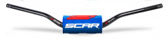 Guidon O² RC noir sans barre mousse bleu Scar