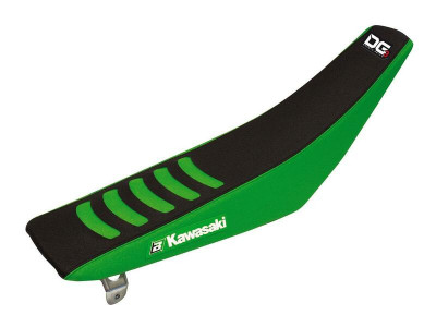 Housse de selle Double Grip 3 noir/vert Blackbird | KX 250, KXF 250, KXF 450