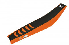 Housse de selle Double Grip 3 noir/orange Blackbird | Motocross KTM