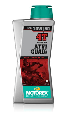 Huile Moteur 4T 10W50 100% Synthétique ATV Quad Racing 10 X 1L Motorex