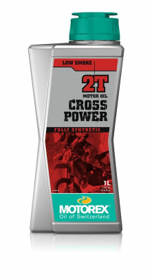 Huile moteur Cross Power 2T 100% synthétique 10 x 1L Motorex