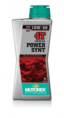 Huile moteur Power Synt 4T 10W50 synthétique 10 x 1L Motorex